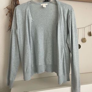 Pale blue gray H&M cardigan